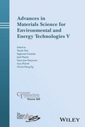 Cover: Advances in Materials Science for Environmental and Energy Technologies V - Wiley