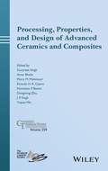 Cover: Processing, Properties, and Design of Advanced Ceramics and Composites - Wiley