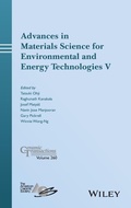 Cover: Advances in Materials Science for Environmental and Energy Technologies V - Wiley
