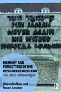 Cover: Memory and Forgetting in the Post-Holocaust Era - Routledge