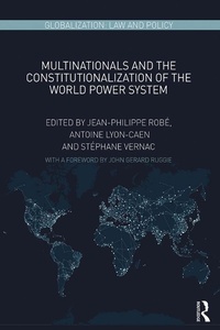 Enlarge image Cover: Multinationals and the Constitutionalization of the World Power System - Routledge
