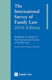 Abbildung von: The International Survey of Family Law 2016 Edition - Jordan Publishing