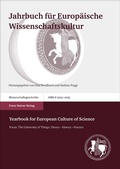Cover: Jahrbuch f&uuml;r Europ&auml;ische Wissenschaftskultur 8 (2013-2015) / Yearbook for European Culture of Science 8 (2013-2015) - Franz Steiner Verlag