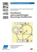 Cover: Identifikation spannungsabh&auml;ngiger Bauschinger-Koeffizienten - Europ&auml;ische Forschungsgesellschaft f&uuml;r Blechverarbeitung e.V. (EFB)
