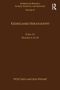 Cover: Volume 19, Tome VI: Kierkegaard Bibliography - Routledge