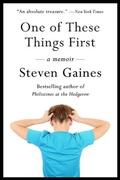 Cover: One of These Things First - Delphinium Books