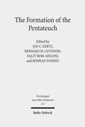 Cover: The Formation of the Pentateuch - Mohr Siebeck