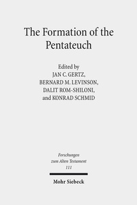 Enlarge image Cover: The Formation of the Pentateuch - Mohr Siebeck