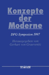 Enlarge image Cover: Konzepte der Moderne - J.B. Metzler