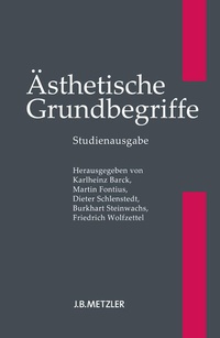 Abbildung von: Ästhetische Grundbegriffe - J.B. Metzler