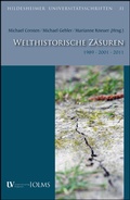 Cover: Welthistorische Z&auml;suren. 1989 - 2001 - 2011 - Georg Olms Verlag