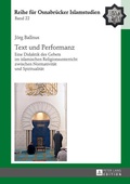Cover: Text und Performanz - Peter Lang Verlag