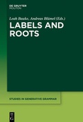 Cover: Labels and Roots - De Gruyter Mouton