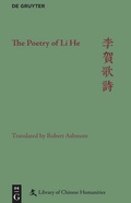 Cover: The Poetry of Li He - De Gruyter Mouton