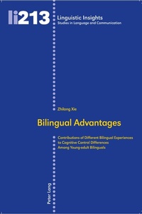 Abbildung von: Bilingual Advantages - Peter Lang Verlag