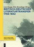 Cover: Britisch-deutscher Literaturtransfer 1756-1832 - De Gruyter
