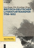 Cover: Britisch-deutscher Literaturtransfer 1756-1832 - De Gruyter
