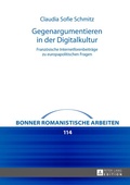 Cover: Gegenargumentieren in der Digitalkultur - Peter Lang Verlag