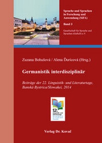 Abbildung von: Germanistik interdisziplinär - Kovac, Dr. Verlag
