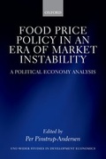 Cover: Food Price Policy in an Era of Market Instability - Oxford University Press