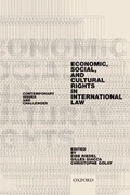 Cover: Economic, Social, and Cultural Rights in International Law - Oxford University Press