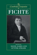 Cover: The Cambridge Companion to Fichte - Cambridge University Press