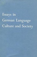 Cover: Essays in German Language, Culture and Society - Institute of Modern Languages Research