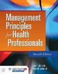 Cover: Management Principles for Health Professionals - Jones and Bartlett Publishers, Inc
