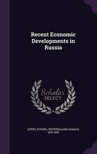 Enlarge image Cover: Recent Economic Developments in Russia - Palala Press