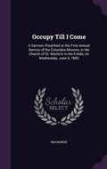 Cover: Occupy Till I Come - Palala Press