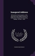 Cover: Inaugural Address - Palala Press