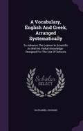Cover: A Vocabulary, English And Greek, Arranged Systematically - Palala Press