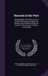Enlarge image Cover: Records of the Past - Palala Press