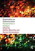 Cover: Organization as Communication - Routledge