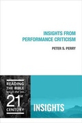 Cover: Insights from Performance Criticism - Fortress Press,U.S.