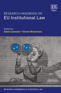 Cover: Research Handbook on EU Institutional Law - Edward Elgar Publishing