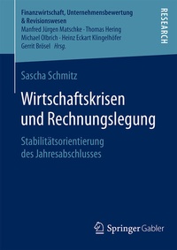 Abbildung von: Wirtschaftskrisen und Rechnungslegung - Springer Gabler