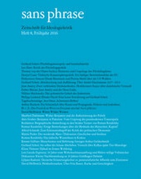 Enlarge image Cover: sans phrase - ça-ira-Verlag