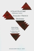 Cover: A Saafi-Saafi (S&eacute;bikotane Variety) and English // French Dictionary - K&ouml;ppe, R
