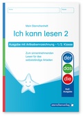 Cover: Ich kann lesen 2 Ausgabe mit Artikelkennzeichnung (DaZ) 1. und 2. Klasse - Sternchenverlag