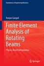 Cover: Finite Element Analysis of Rotating Beams - Springer