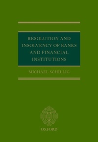 Abbildung von: Resolution and Insolvency of Banks and Financial Institutions - OUP eBook