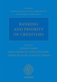 Abbildung von: Ranking and Priority of Creditors - OUP eBook