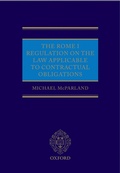 Bild: The Rome I Regulation on the Law Applicable to Contractual Obligations - OUP eBook