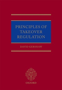 Abbildung von: Principles of Takeover Regulation - OUP eBook
