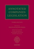 Cover: Annotated Companies Legislation - OUP eBook