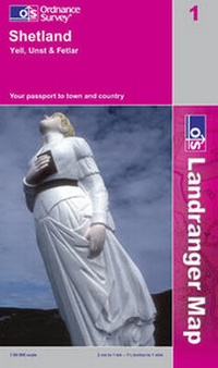 Abbildung von: Shetland - Yell, Unst and Fetlar - Ordnance Survey
