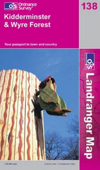 Abbildung von: Kidderminster and Wyre Forest - Ordnance Survey
