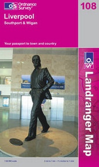Abbildung von: Liverpool, Southport and Wigan - Ordnance Survey