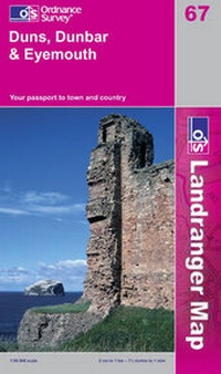 Abbildung von: Duns, Dunbar and Eyemouth - Ordnance Survey